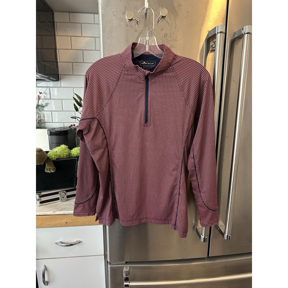 Peter Millar quarter zip Golf Performance UV 50+, 4 Way Stretch SzM Flattering